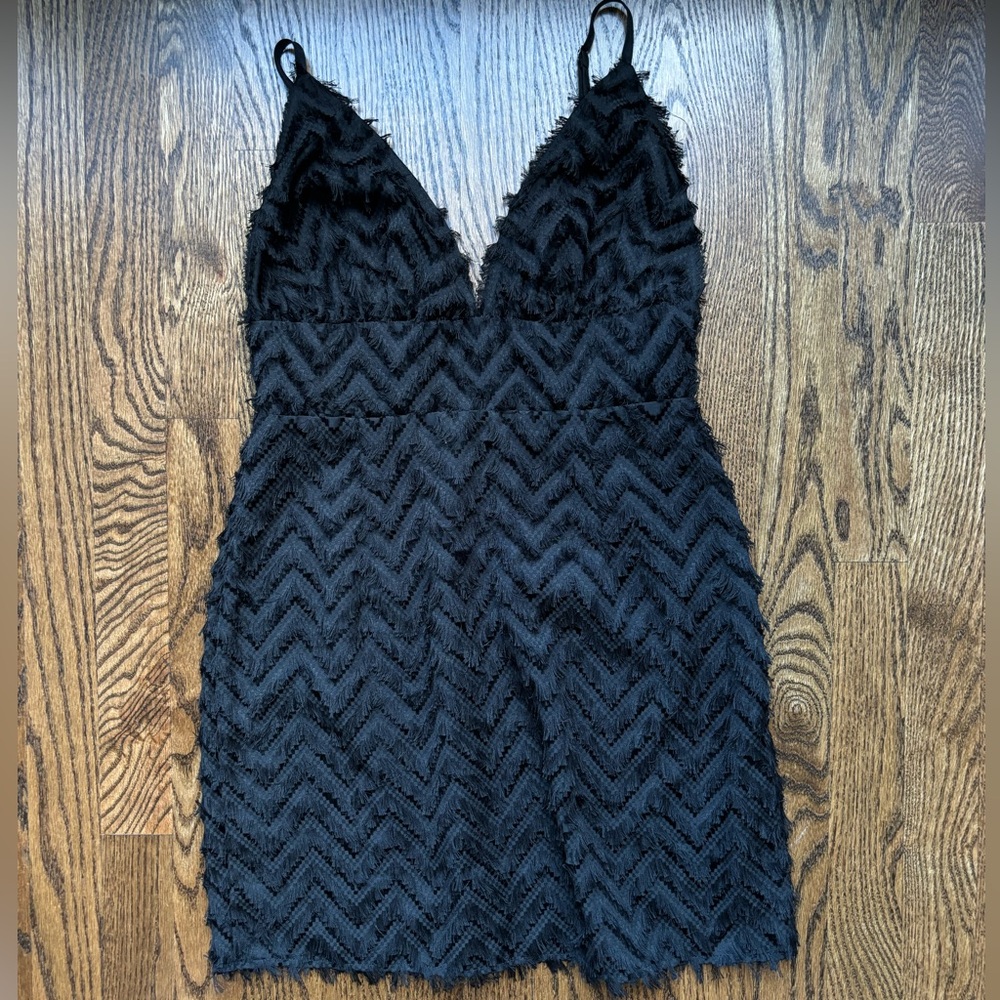 Misguided petite textured mini dress